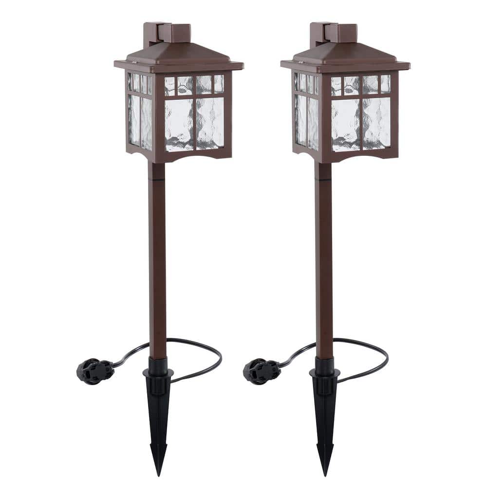 Westinghouse 2-Pack 6-Watt Matte Pearl Gray Low Voltage Solar LED Path Light Westinghouse 2-Pack 6-Watt Matte Pearl Gray Low Voltage Solar LED Path Light