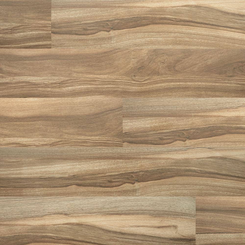 Take Home Tile Sample - Meliana Cafe 4 in. x 4 in. Matte Wood Look Porcelain Floor and Wall Tile