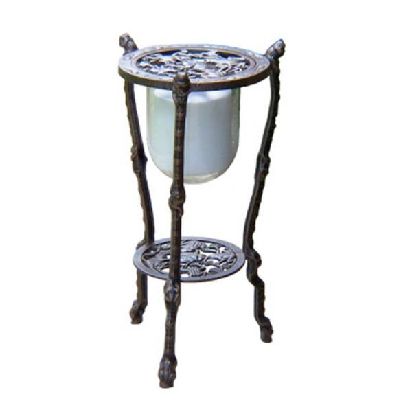 Oakland Living 27-1/2 in. Frog Candle Holder Table Stand