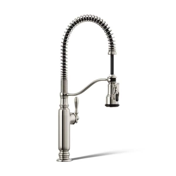 Tournant Single-Handle Pull-Down Sprayer Kitchen Faucet in Vibrant Stainless