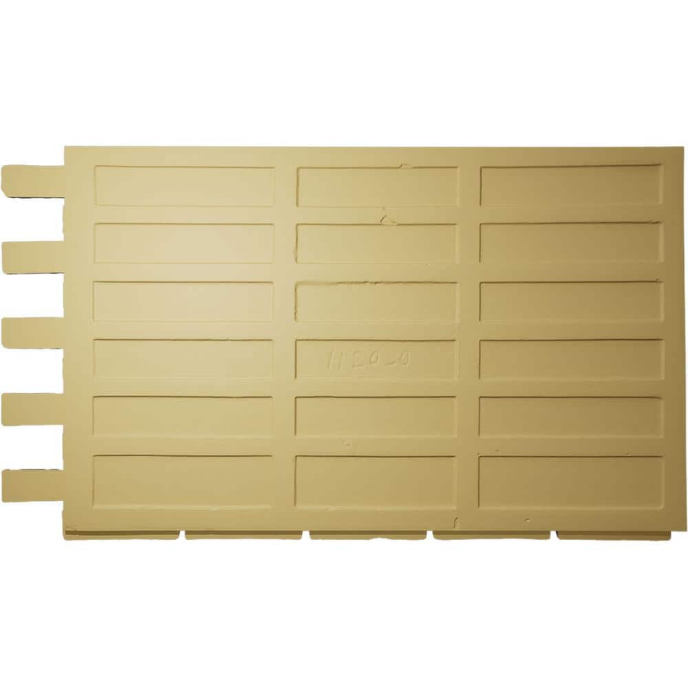 Alamo Aged Brick Faux Brick Panel, 46.875"W x 27"H