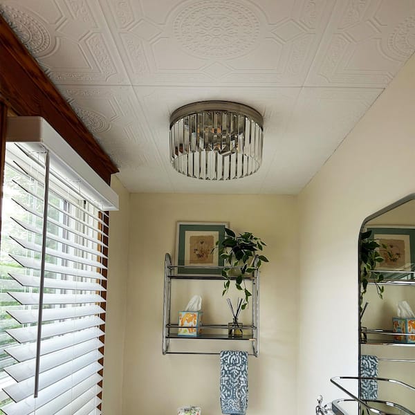 A La Maison Ceilings Kensington Garden 1.6 ft. x 1.6 ft. Glue Up