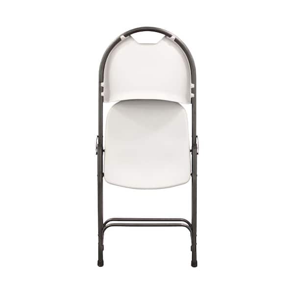 Beige Metal Stackable Folding Chairs SC004X001A - The Home Depot