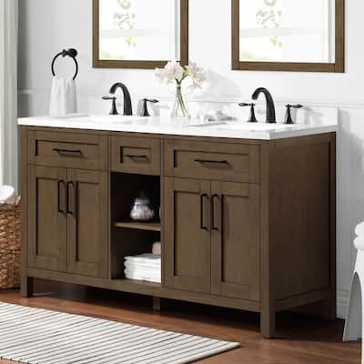 60 Inch Vanities Ove Decors Bathroom Bath The Home Depot Ove Decors Bathroom Vanities, Ove Decors Orleans 60 Vanity