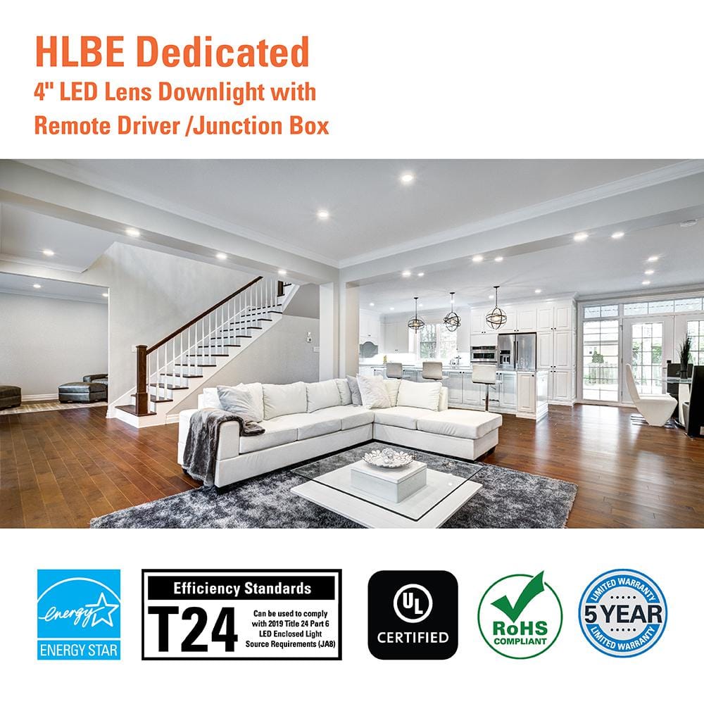 Bright White Aluminum LED Recessed Lighting 24-Pack