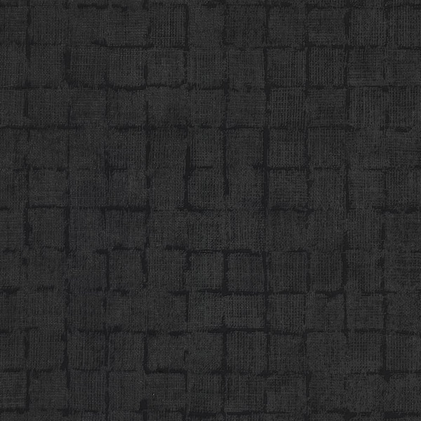 Advantage Blocks Checkered Black Non Pasted Non Woven Wallpaper Sample