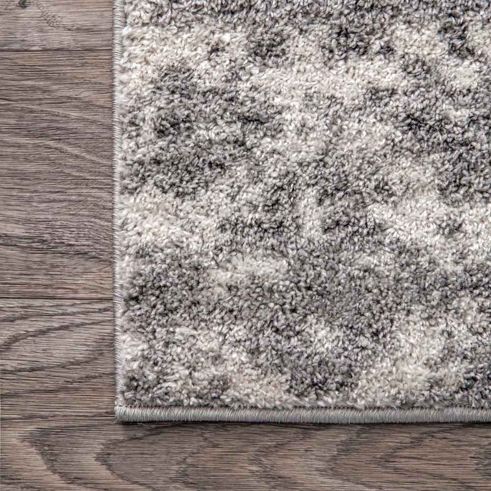 Deedra Gray Abstract Non-slip Synthetic Area Rug