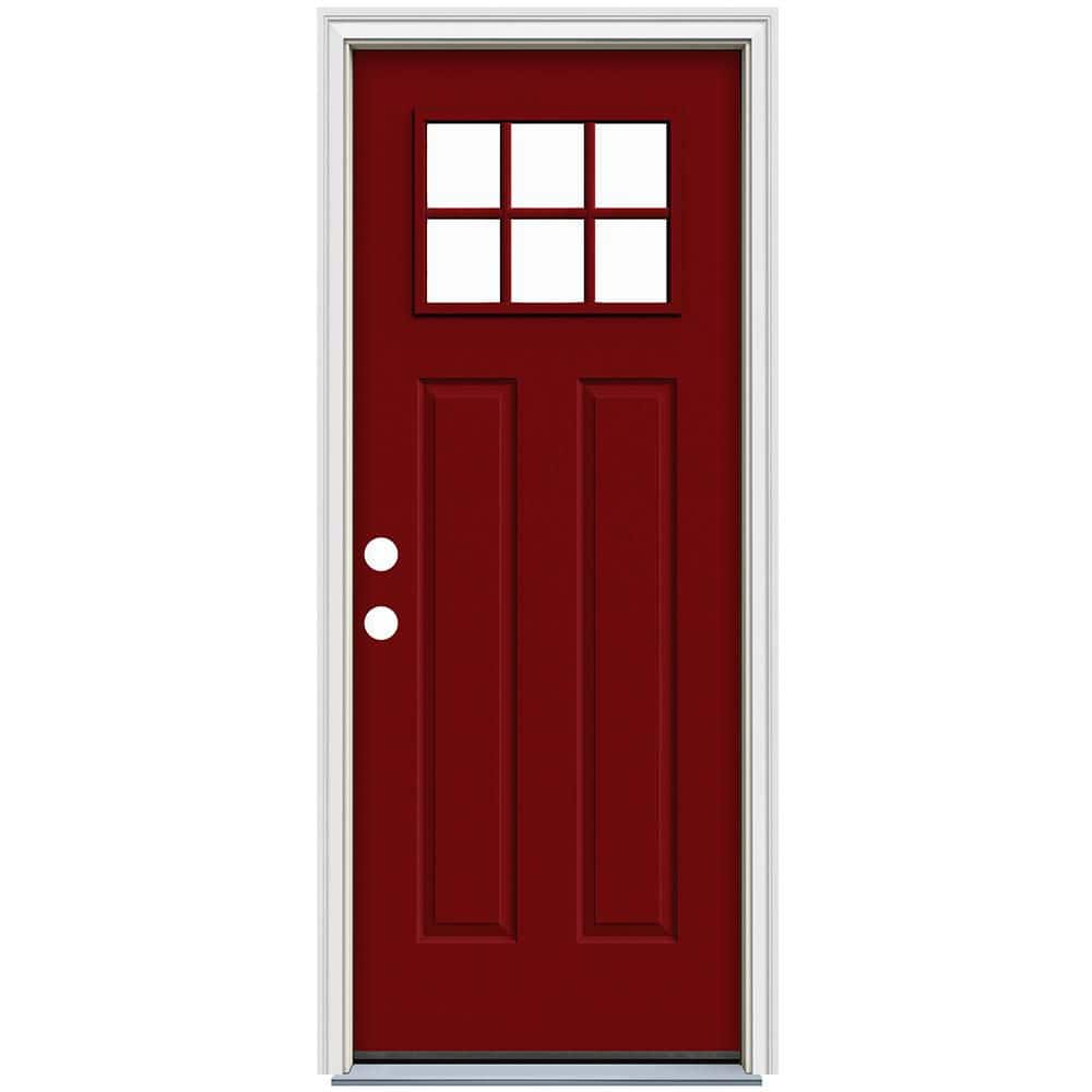 cranberry-red-jeld-wen-steel-