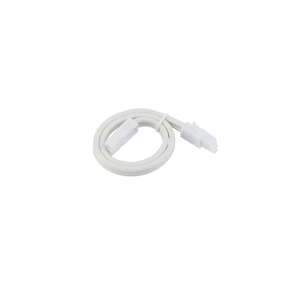 12-inch White Extension Joiner Cable for Puck Lights