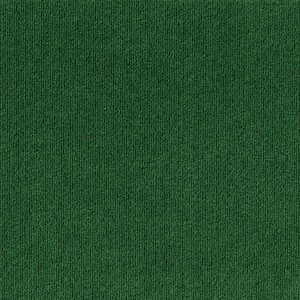 Peel and Stick Heather Green Ribbed 18 in. x 18 in. Residential Carpet Tile (16 Tiles/Case)