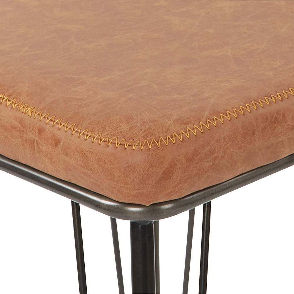 Mayson Contemporary 30" Sand PU and Steel Barstool
