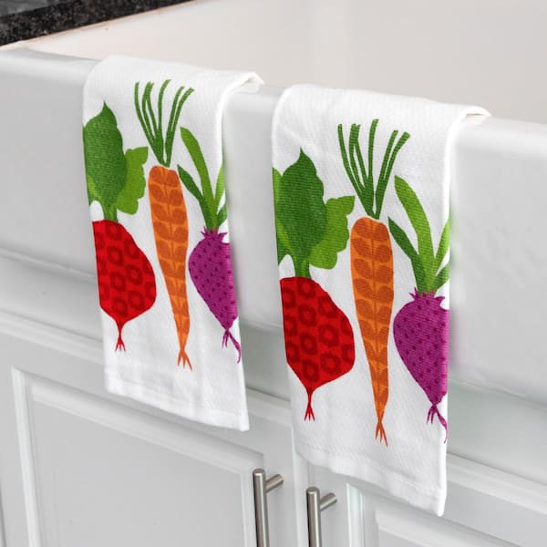 Handmade Kitchen Towels, Hand Printed Kitchen Towels, Towel Set