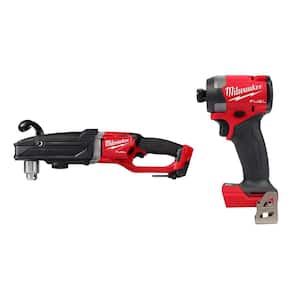 M18 FUEL 18V Lithium-Ion Brushless Cordless GEN 2 SUPER HAWG 1/2 in. Right Angle Drill w/ Impact Driver