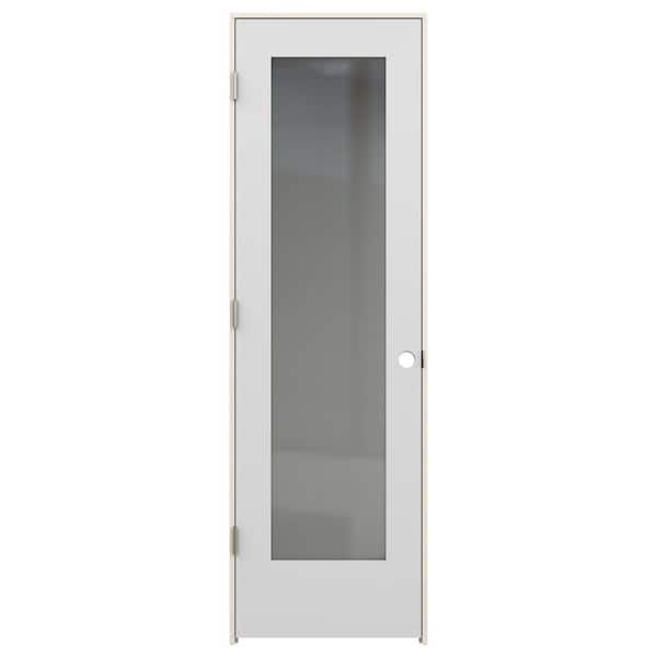 JELD-WEN 24 in. x 80 in. Tria Right-Hand Mirrored Glass Fog Molded Composite Single Prehung Interior Door