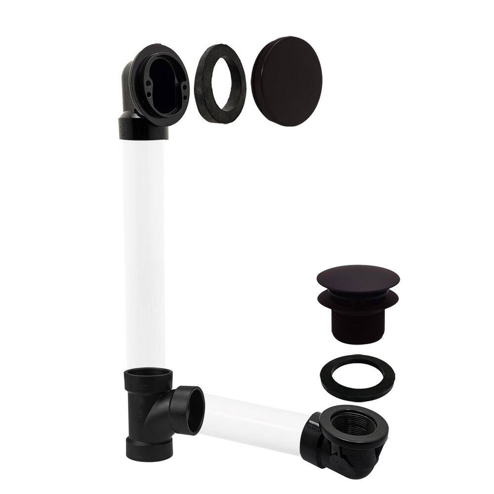 Illusionary No-Hole Sch. 40 ABS Plumbers Pack with Tip-Toe Bath Drain, Oil Rubbed Bronze price history on PriceWatchPro