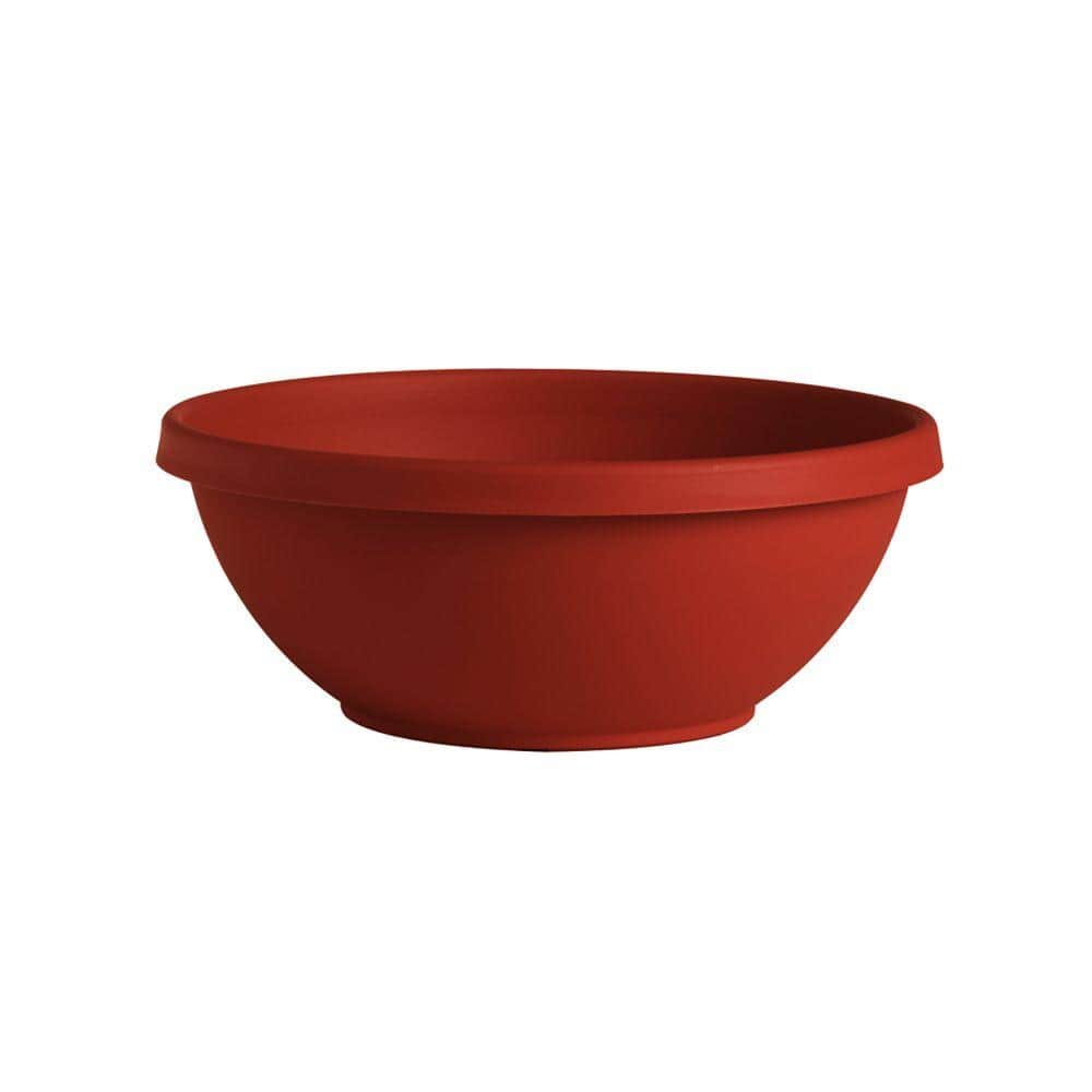 Bloem Terra Medium 14 in. Terra Cotta Plastic Bowl Planter54014C The
