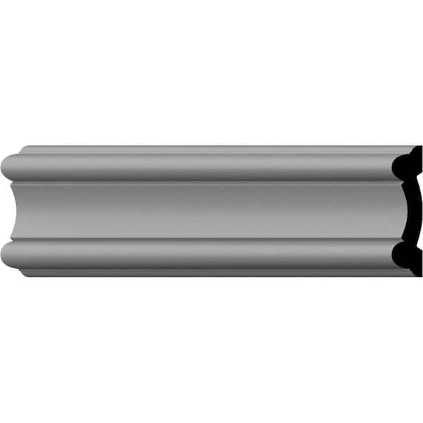 Ekena Millwork SAMPLE - 3/4 in. x 12 in. x 3-1/8 in. Polyurethane Emeryville Panel Moulding