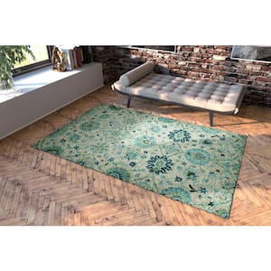 Chancellor Turquoise 5 ft. x 8 ft. Area Rug