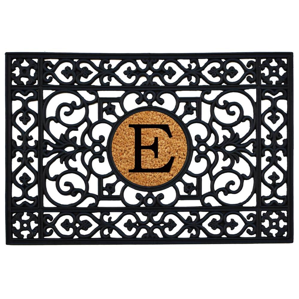 24 in. x 36 in. Rubber Monogrammed E Door Mat price history on PriceWatchPro