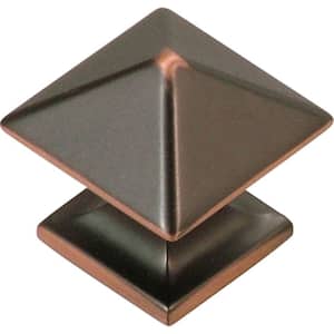 Studio Collection 1 in. Oil-Rubbed Bronze Highlighted Cabinet Knob