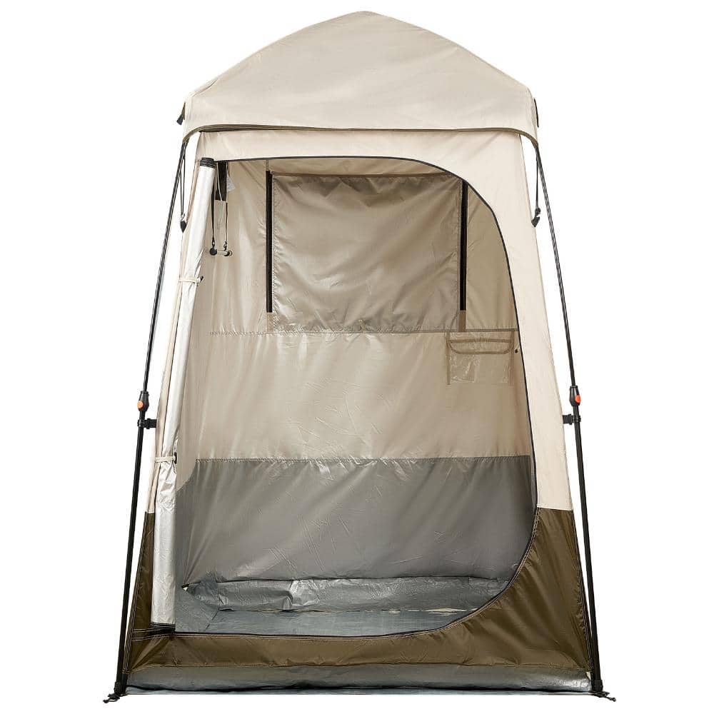 Foldable Pop-Up Tent with Ground Stakes, Ropes,Carry Bag,and Crossbar,210D Oxford Fabric for Camping Fishing price history on PriceWatchPro