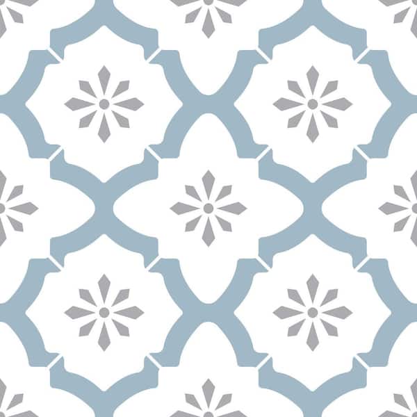 Take Home Sample Alfama Multicolor 6 in. W x 6 in. L Residential Vinyl Tile Flooring