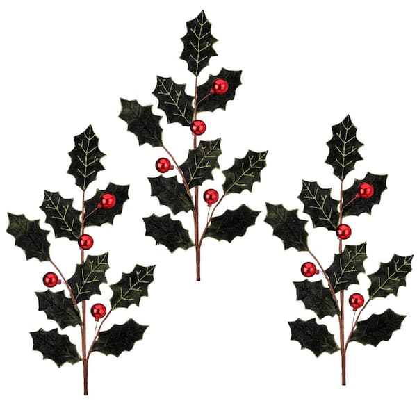 16 in. Artificial Glitter Dragonfly Spray Set of 3