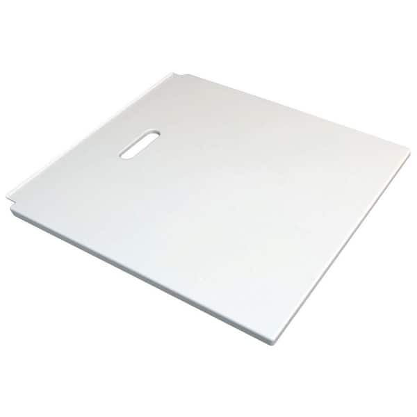Utilatop White Laundry Tub Top Cover