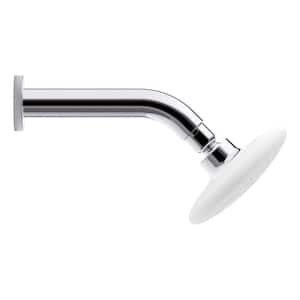 Exhale 4-Spray Patterns 5 in. Wall Mounted Fixed Shower Head in Polished Chrome