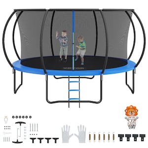 14 ft. Trampoline 450 lbs. Trampoline Heavy-Duty Trampoline Outdoor Recreational Trampolines for Kids Adults