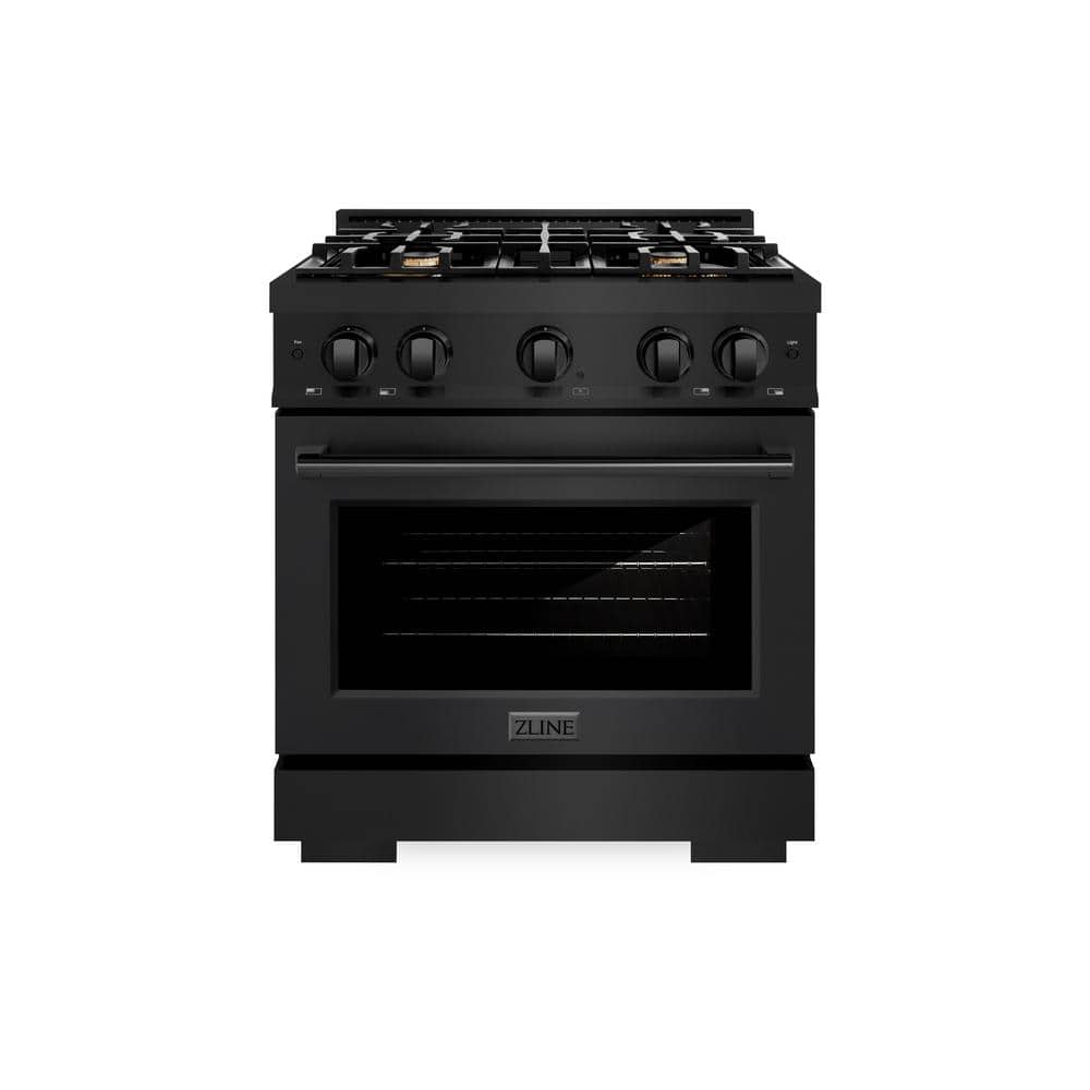 Select 30 in. 4-Burner Dual Fuel Range with Convection Oven and Brass Burners in Black Stainless Steel price history on PriceWatchPro