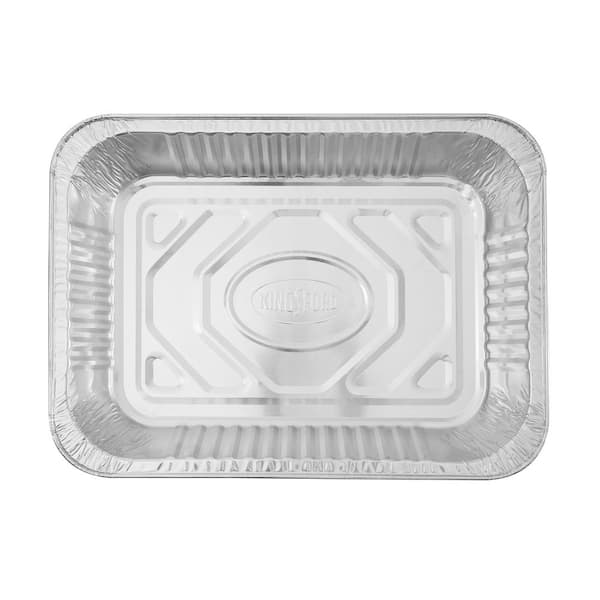 Aluminum Pans with Lids 9x13 Disposable Foil Pans [25-Sets] Heavy