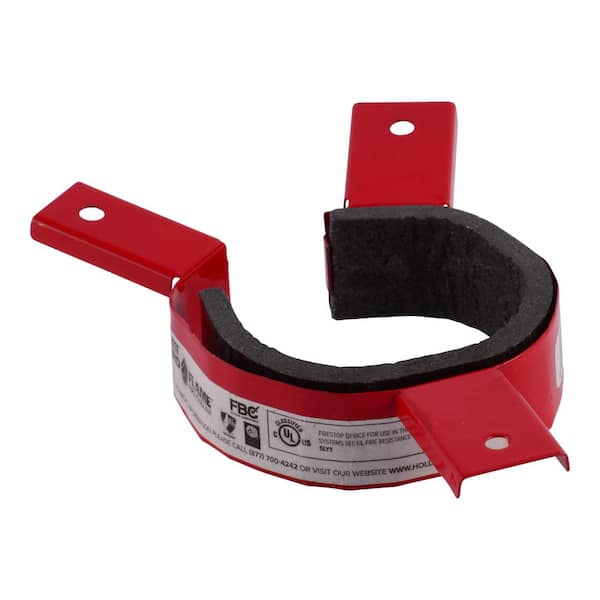 HOLDRITE HydroFlame Firestop 1.5 in. Intumescent Pipe Collar