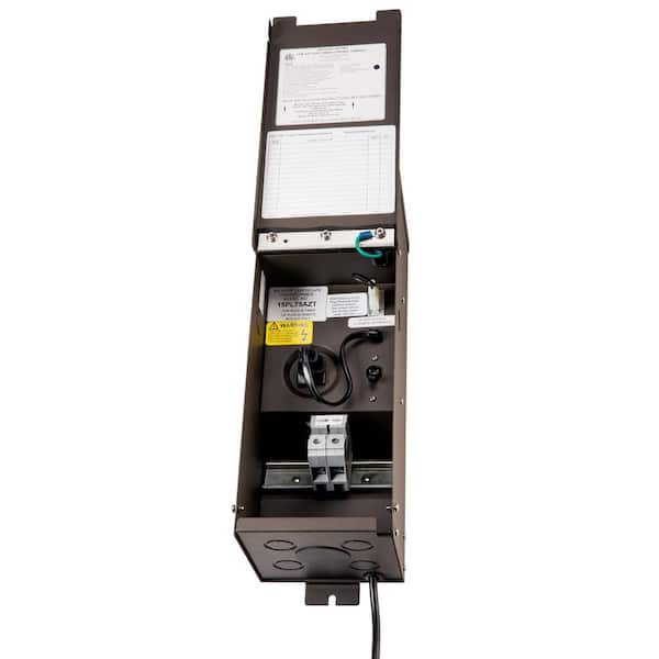Plus Series 75-Watt Textured Architectural Bronze Low Voltage Outdoor Landscape Light Transformer (1-Pack)
