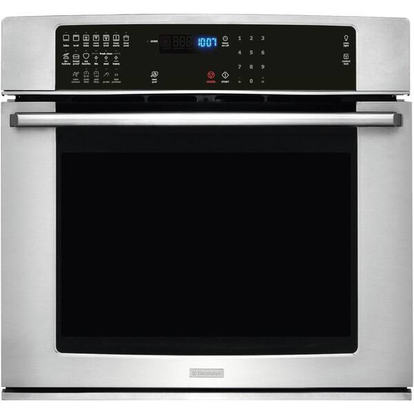 Electrolux IQ-Touch 27 in. Single Electric Wall Oven Self-Cleaning with Convection in Stainless Steel