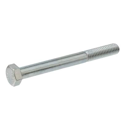 MroMax M8 Hex Bolt M8-1.25 x 80mm UNC Hex Head Screw Bolts 304 Stainless Steel Fully Threaded Hex Tap Bolts Silver 5pcs 