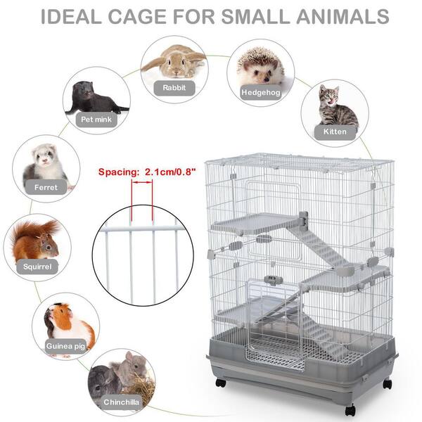 Zolux H36 Rodent Cage Grey