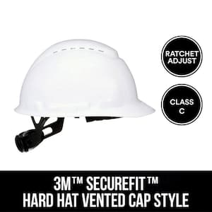 SecureFit Vented Hard Hat with Ratchet Adjustment