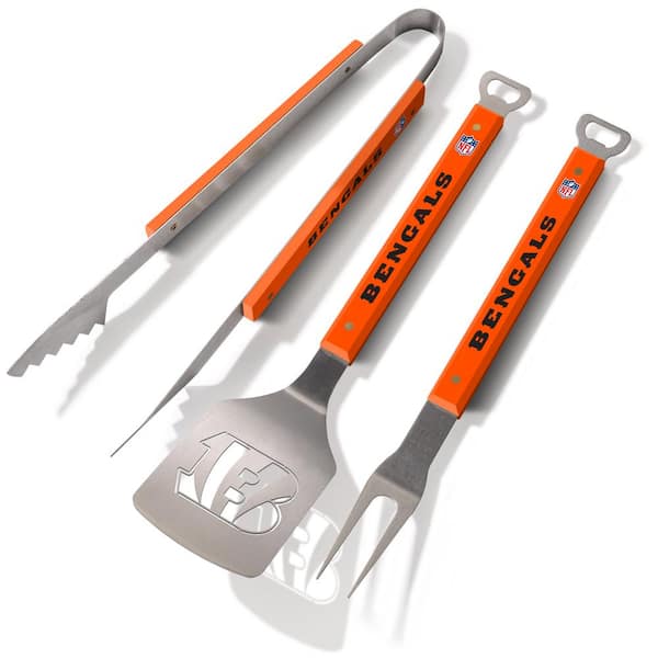 YouTheFan NFL Cincinnati Bengals Spirit Series 3-Piece BBQ Set