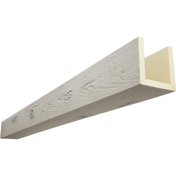 Endurathane 8 in. H x 4 in. W x 12 ft. L Knotty Pine Driftwood Faux Wood Beam