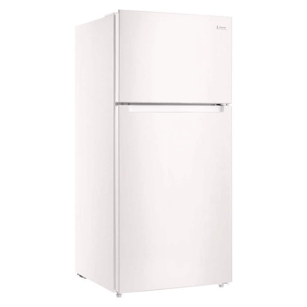 ヒメシャラ Vissani 14.2 cu. ft. Top Freezer Refrigerator in White, Garage