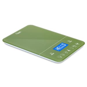 Touch III 22 lbs. (10 kg) Digital Kitchen Scale with Calorie Counter in Tempered Glass