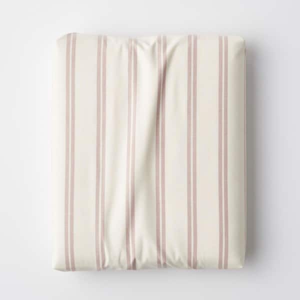 The Company Narrow Stripe Rose, Narrow King Bed Sheets