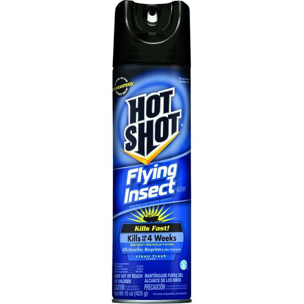 Hot Shot 15 oz. Flying Insect Killer Aerosol Spray Clean Fresh Scent