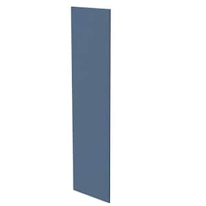 Newport 0.75 in. W x 24 in. D x 96 in. H in Mythic Blue Painted Refrigerator End Panel