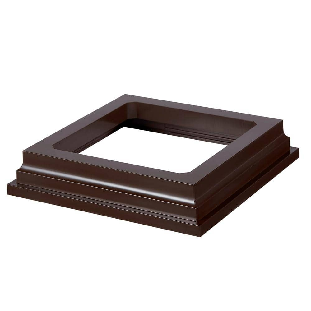 Fiberon CountrySide 5 in. x 5 in. Simply Brown Post Sleeve Base Moulding