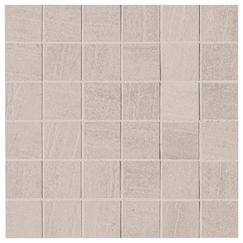 Malvera Gray 2 in. Square 12 in. x 12 in. x 0.31 in. Lappato Porcelain Floor and Wall Mosaic Tile (11 sq. ft./Case) price history on PriceWatchPro