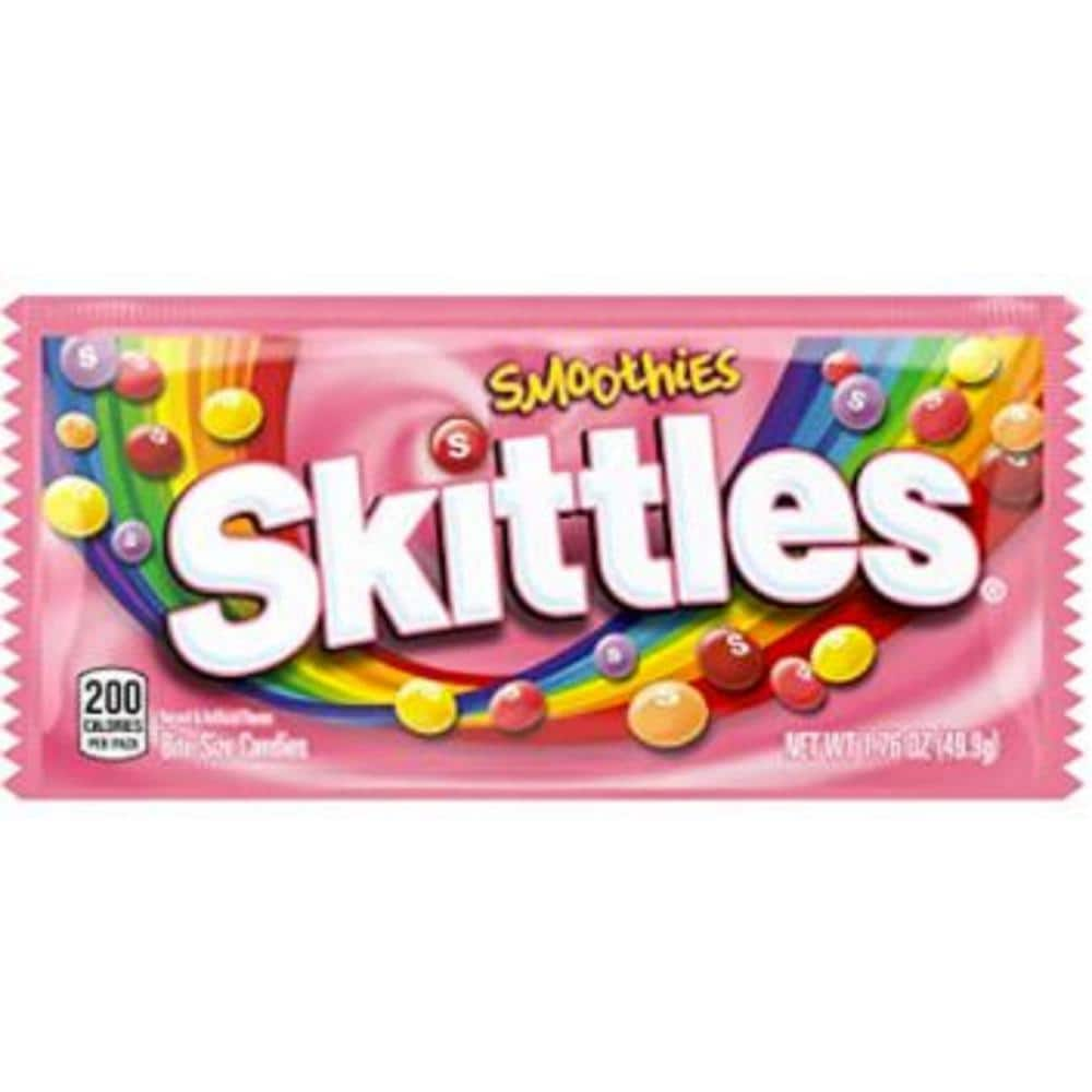 Skittles A Delicious mix of creamy fruit smoothies: Strawberry Banana ...