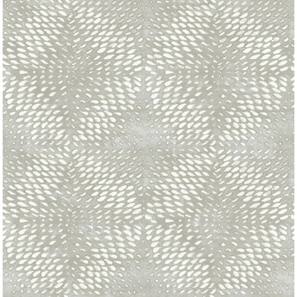 A-Street Prints Ethos Grey Abstract Grey Wallpaper Sample