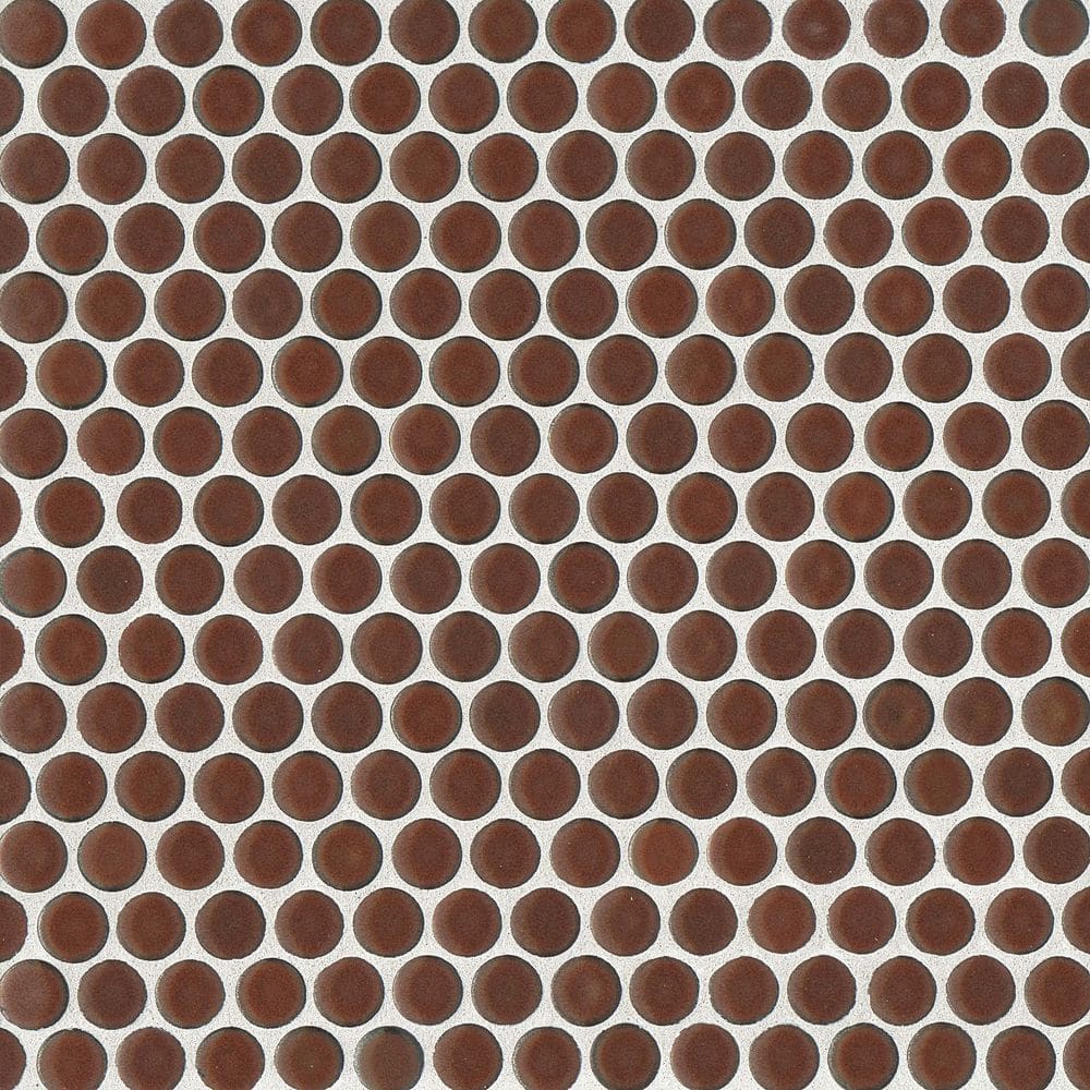 360 3/4 in. x 3/4 in. Glossy Cardinal Porcelain Mosaic Tile (10 sq. ft. /Case) price history on PriceWatchPro